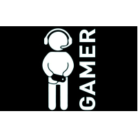 Gamer sticker