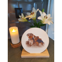 Decoratie Circel 20x20cm