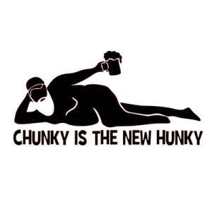 STICKER - CHUNKY IS THE NEW HUNKY