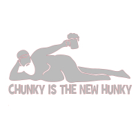 STICKER - CHUNKY IS THE NEW HUNKY