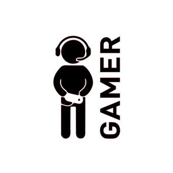 Gamer sticker