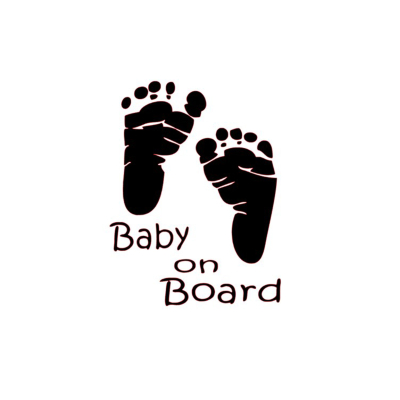 Baby on board Voetstapjes