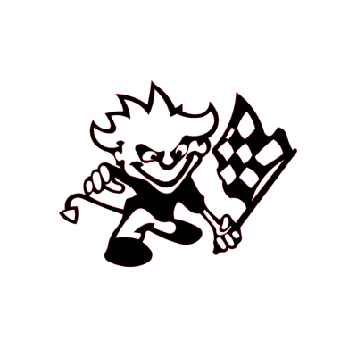 Sticker -  Devil Race flag